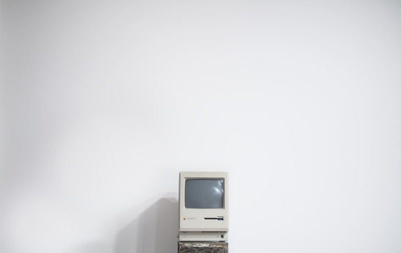 Vintage CRT monitor turned off — the classic display type for retro gaming